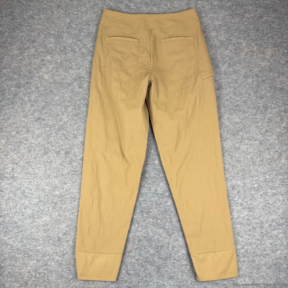 Athleta Trekkie North High Rise Joggers 28" Nylon Stretch Brown Womens 6 - Picture 9 of 14